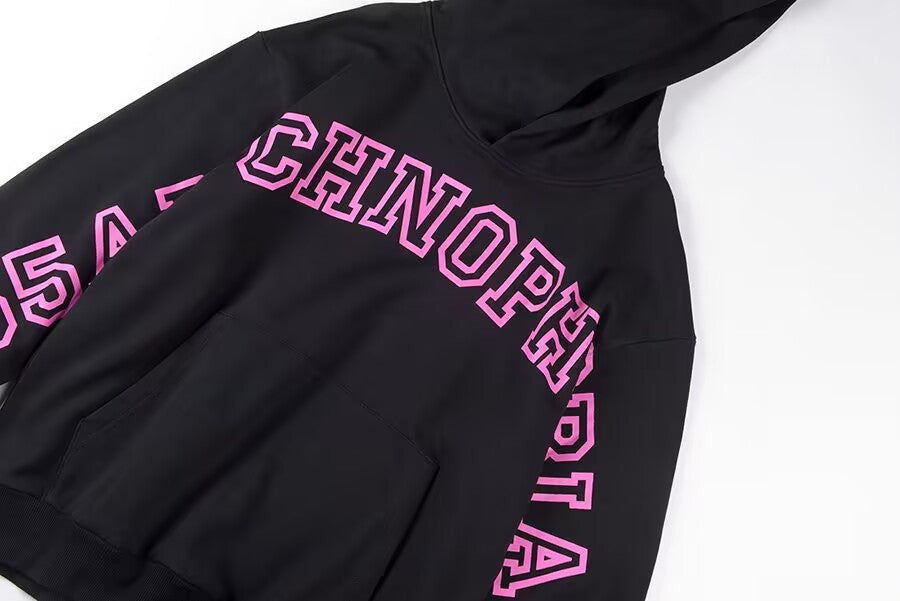 KING SP5DER Black Arach Hoodie | Unisex Y2K Oversized Graphic Sweatshirt