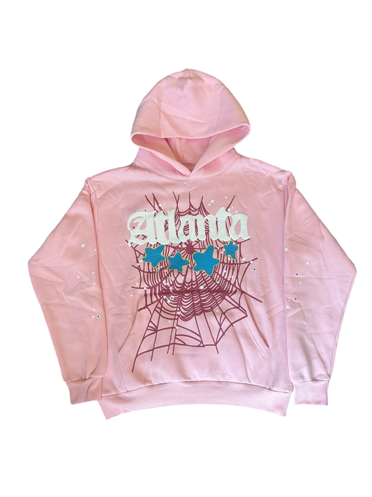 Sp5der Atlanta Hoodie 'Pink'