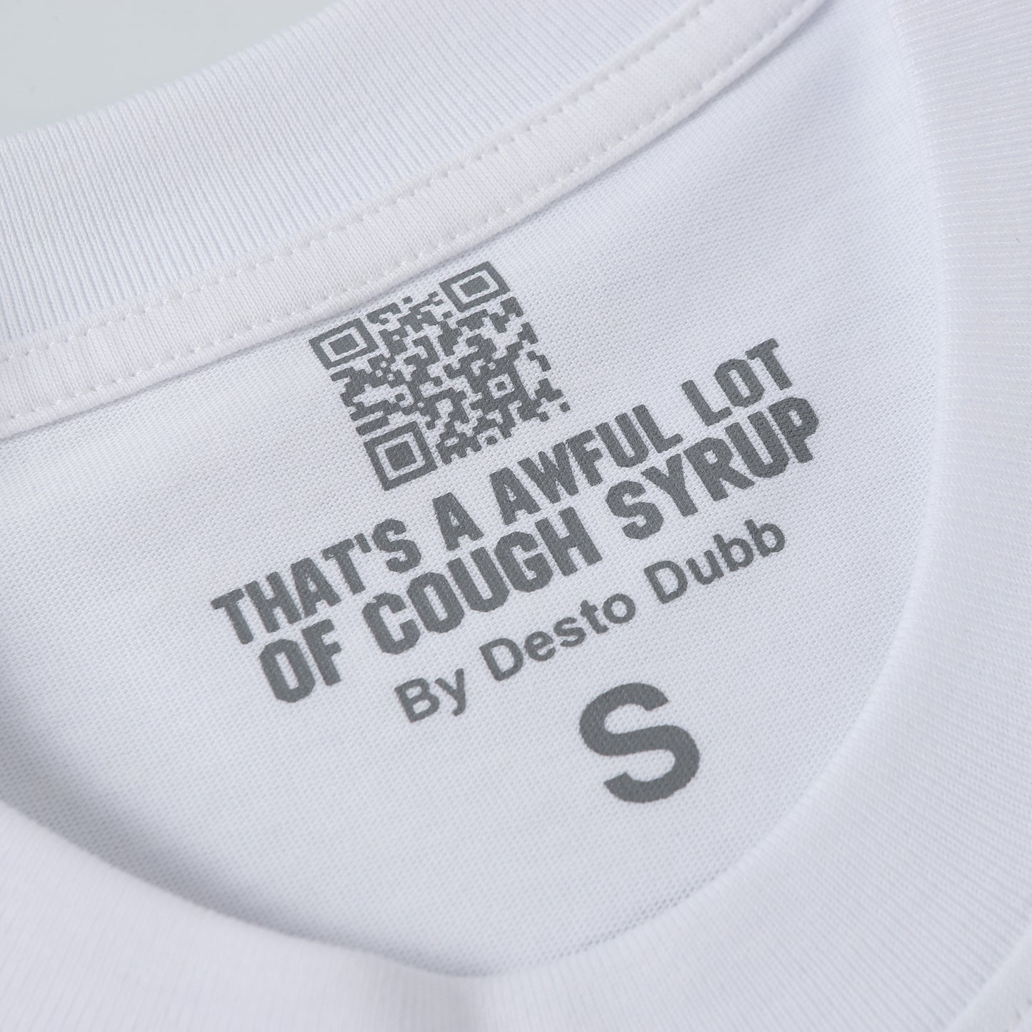 That's A Awful Lot of Cough Syrup X Persona T-Shirt ' White '
