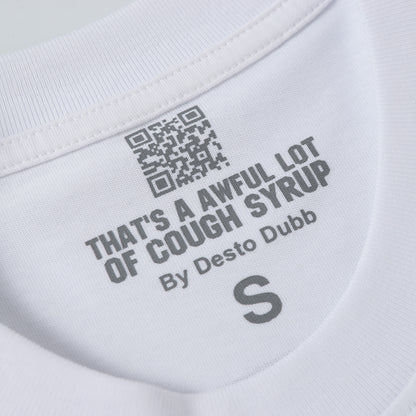 That's A Awful Lot of Cough Syrup X Persona T-Shirt ' White '