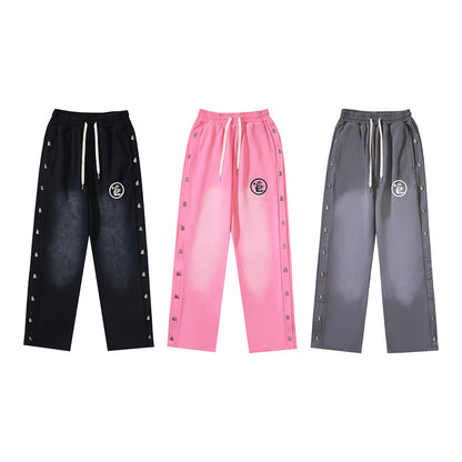 Hellstar Snap Button Side Track Pants