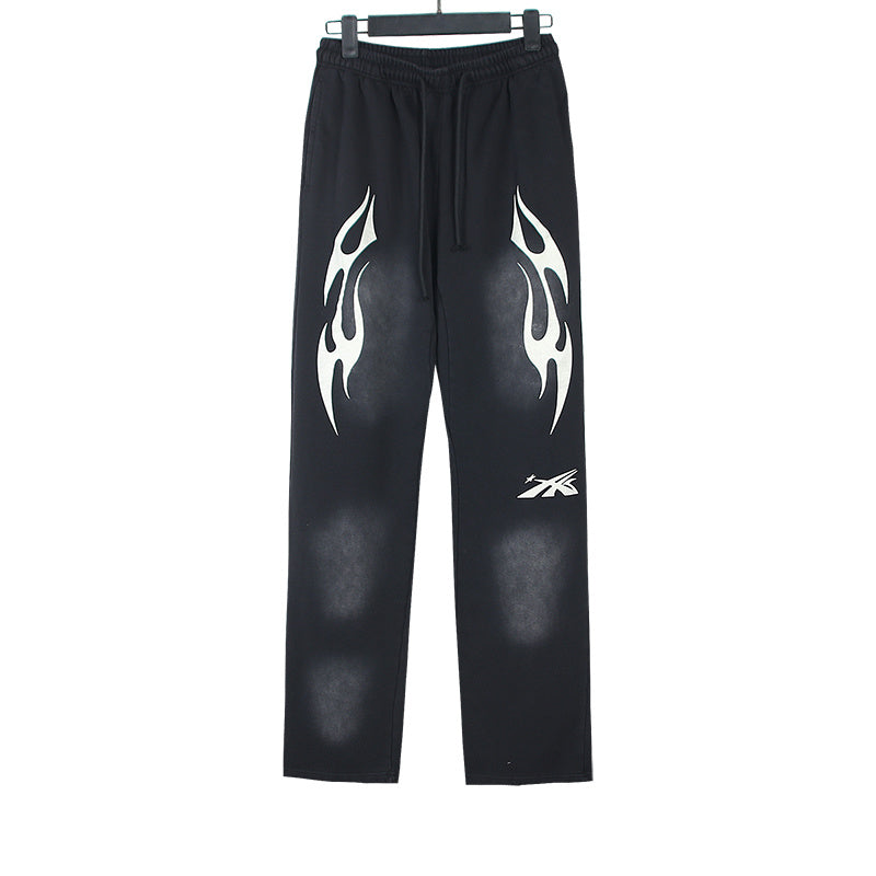 Hellstar Tribal Flame Graphic Print Sweatpants