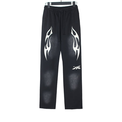 Hellstar Tribal Flame Graphic Print Sweatpants