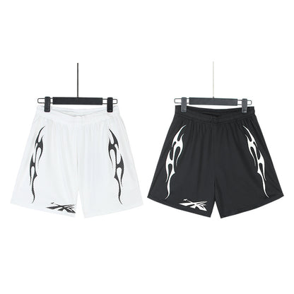 Hellstar Shard Flame Mesh Basketball Shorts