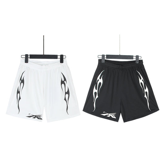 Hellstar Shard Flame Mesh Basketball Shorts