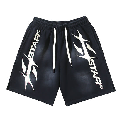 Hellstar Star Fleece Sweat Shorts
