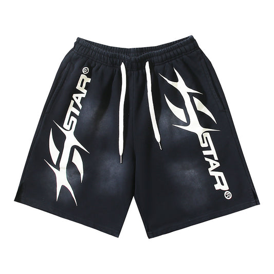 Hellstar Star Fleece Sweat Shorts