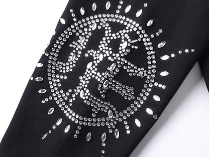 Mixed Emotion Eclipse rhinestone-embellishment Hoodie