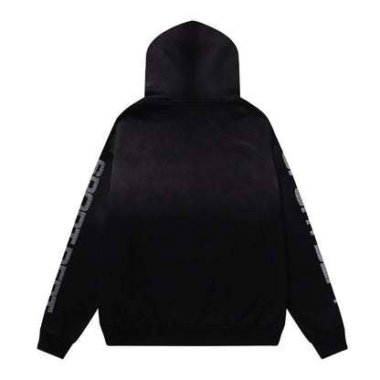 Vale Forever "Valley Sport Dept" Black Bulldog Graphic Hoodie