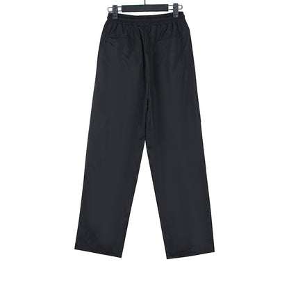 Hellstar Cyber Flame Nylon Track Pants Black