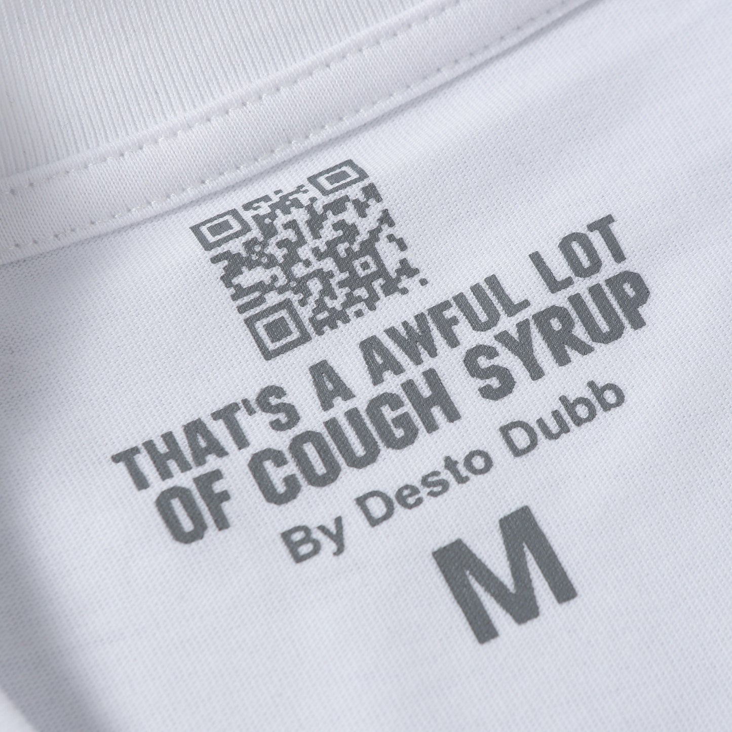 That's A Awful Lot Of Cough Syrup Godzilla Dodgers World Series Graphic Tee White
