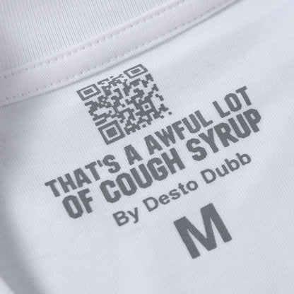 That's A Awful Lot Of Cough Syrup Godzilla Dodgers World Series Graphic Tee White