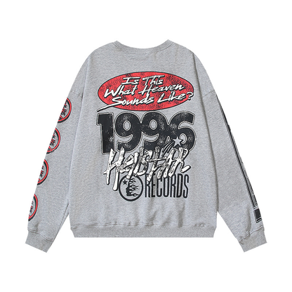 HELLSTAR Studios Records Pullover – Grey