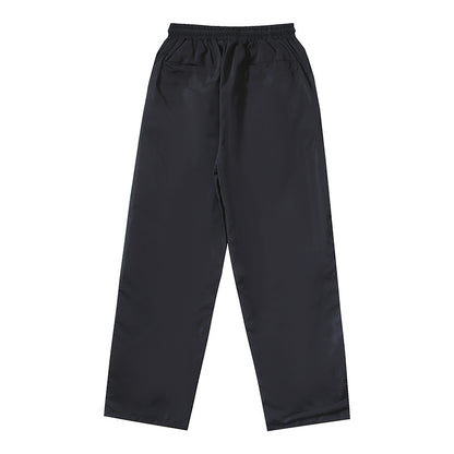 Hellstar Nylon Snap Button Track Pants Black