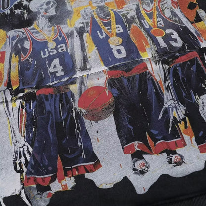 Godspeed Skeleton Basketball Team Hoodie