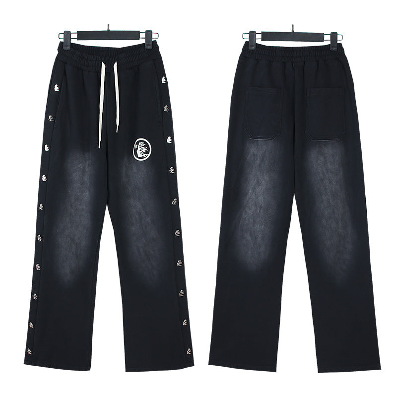 Hellstar Snap Button Side Track Pants