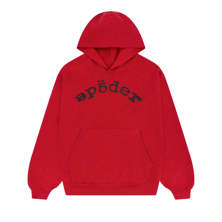 Sp5der Rhinestone Logo Hoodie (Multiple Colors Available)