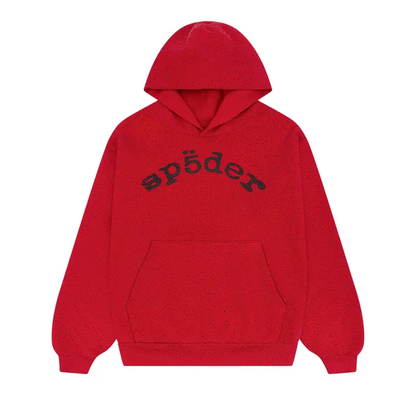 Sp5der Rhinestone Logo Hoodie (Multiple Colors Available)