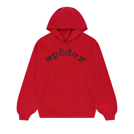 Sp5der Rhinestone Logo Hoodie (Multiple Colors Available)