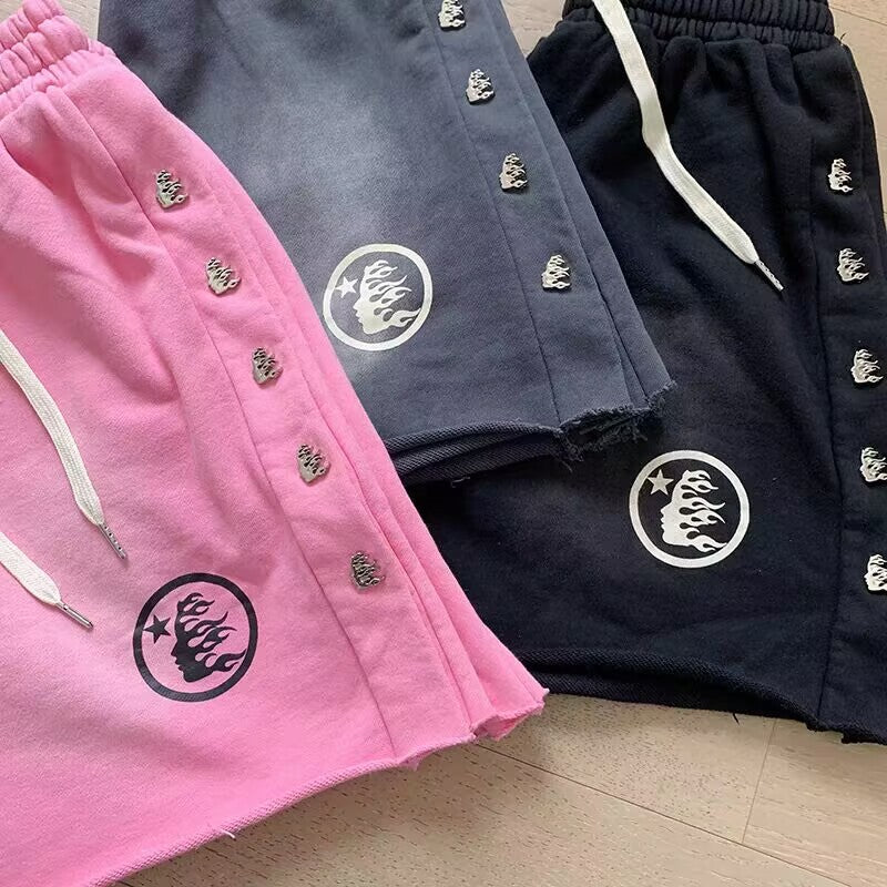 Hellstar Trendy Shorts with Bold Prints for Any Occasion