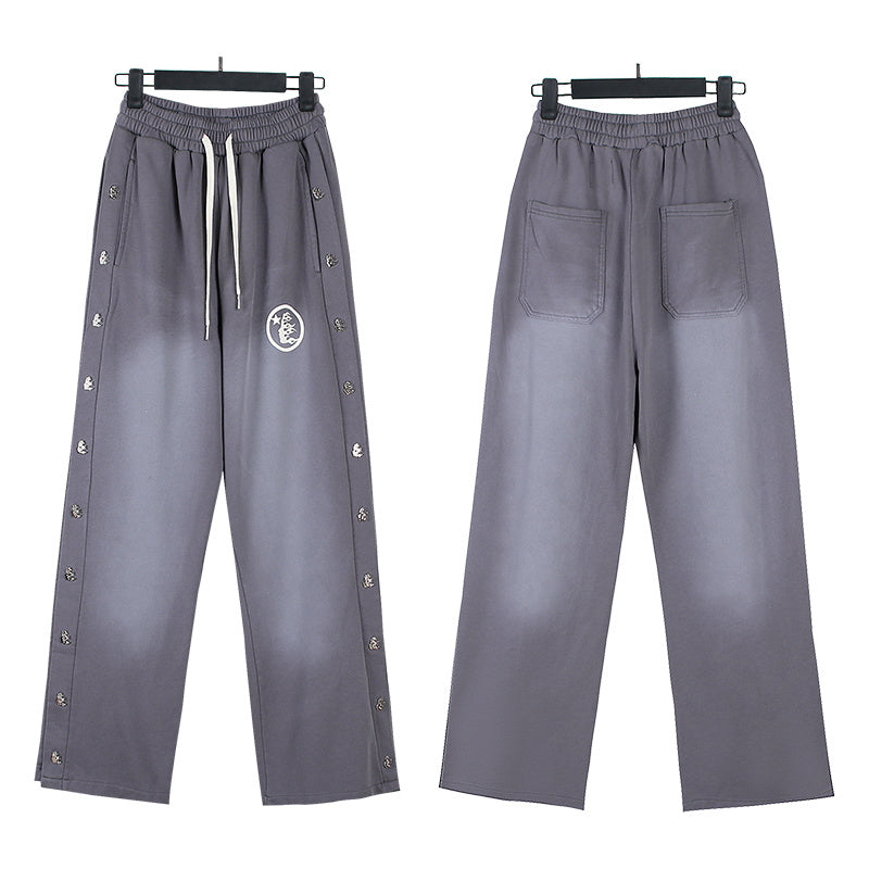 Hellstar Snap Button Side Track Pants