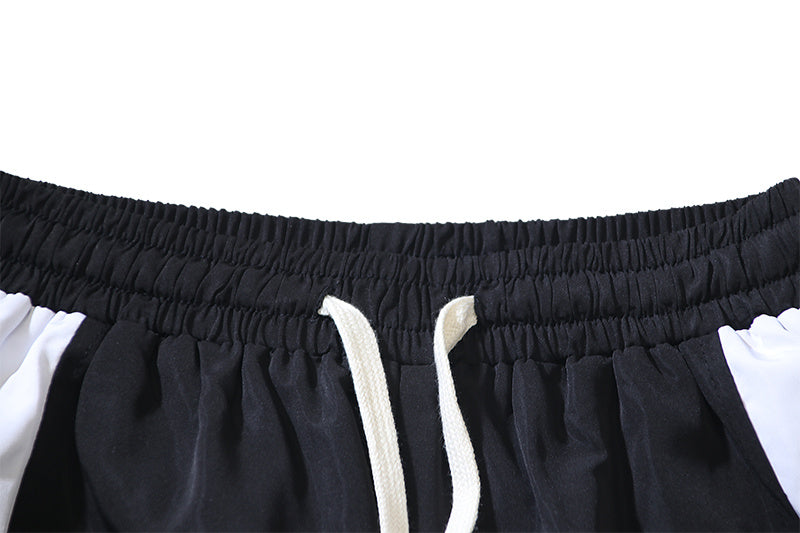 Hellstar Colorblock Side Stripe Track Pants Black/White