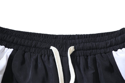 Hellstar Colorblock Side Stripe Track Pants Black/White
