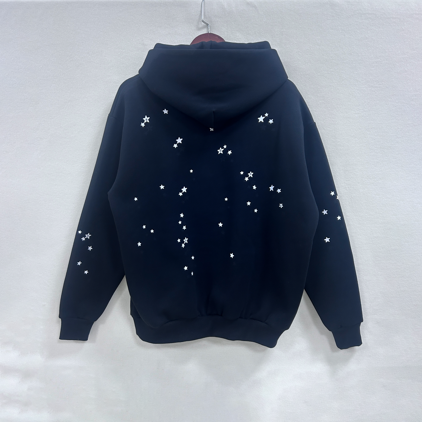 Sp5der Jeffery Hoodie Black | Unisex Y2K Oversized Graphic Sweatshirt, Soft-Fleece Pullover