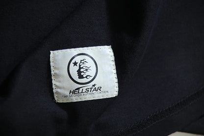 HELLSTAR Power By The Star Vintage Black Long Sleeve Tee