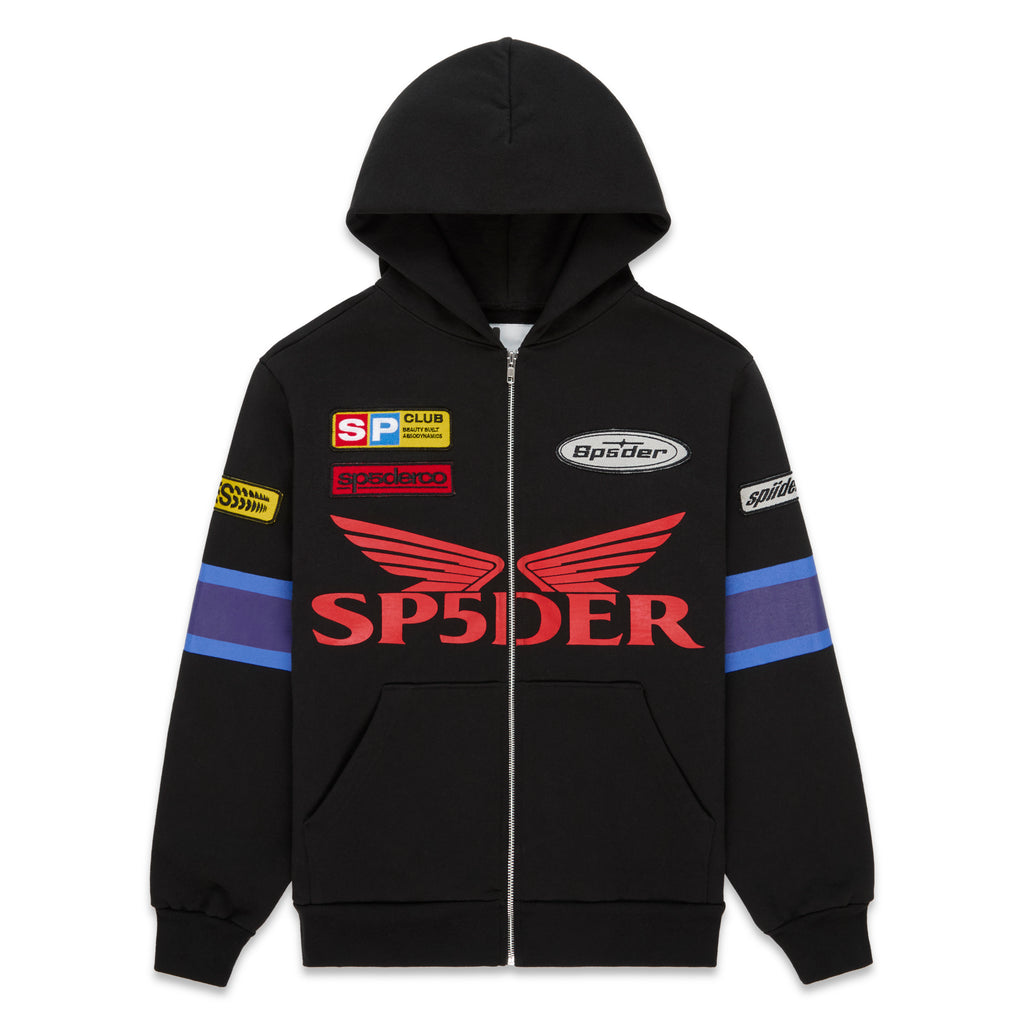 Sp5der GT Zip Hoodie 'Black'