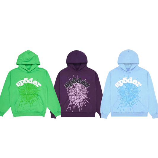 Sp5der OG Web Puff Print Hoodie