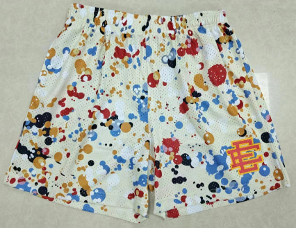 Baggy EE Mesh Shorts – Eric Emanuel Graphic Basketball Shorts for Men’s Sports Style