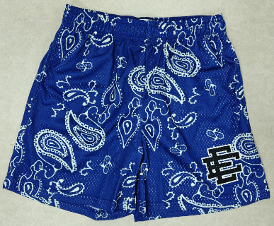 Eric Emanuel EE Baggy Shorts – Iconic Men’s  Basketball Shorts with Graphic Print