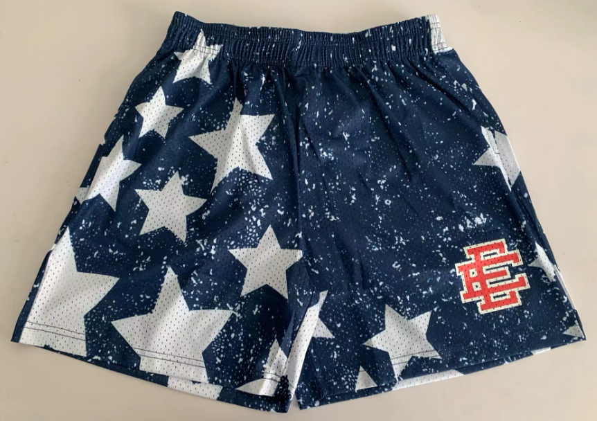 Eric Emanuel EE Mesh Shorts – Bold Style, Perfect Comfort. Ideal for Basketball and Streetwear.

