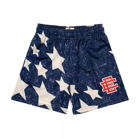 Eric Emanuel EE Mesh Shorts – Bold Style, Perfect Comfort. Ideal for Basketball and Streetwear.


