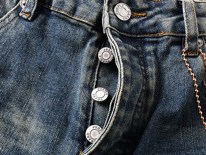 Purple Brand P004 Calcite Flare Denim Jeans Light Indigo