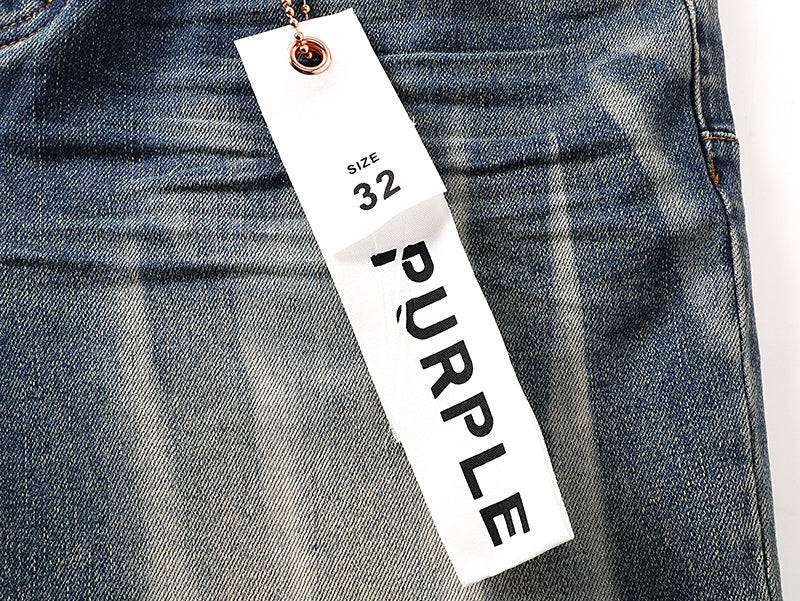 Purple Brand P004 Calcite Flare Denim Jeans Light Indigo