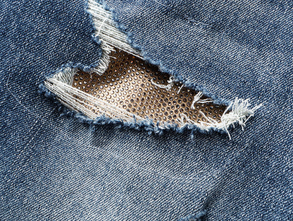 Purple Brand Patchwork Distressed Flare Jeans Indigo