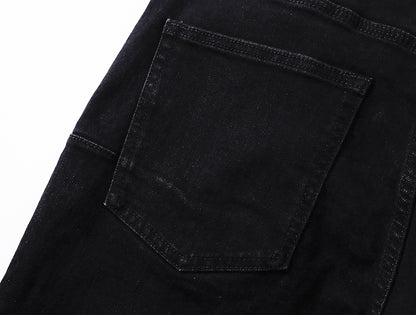 Purple Brand Washed Flared Jeans Black