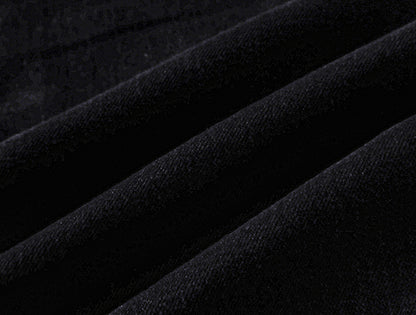 Purple Brand Washed Flared Jeans Black