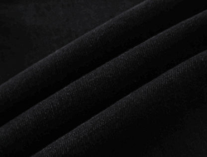 Purple Brand Rhinestone Cross Flare Jeans Black