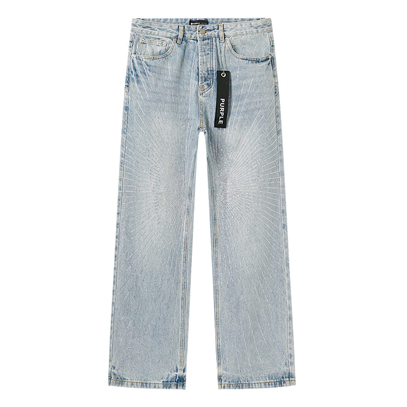 Purple Brand P018 Radial Hotfix Jeans Light Indigo