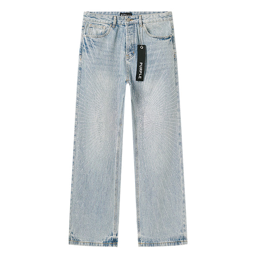 Purple Brand P018 Radial Hotfix Jeans Light Indigo