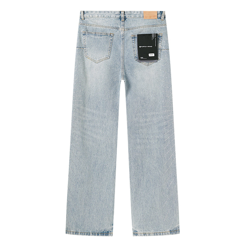 Purple Brand P018 Radial Hotfix Jeans Light Indigo
