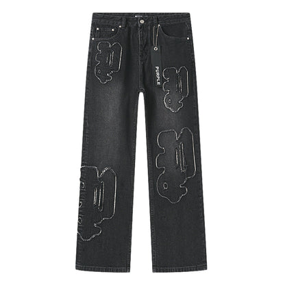 Purple Brand P011 Sequin Logo Jeans Black