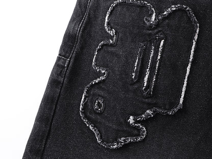 Purple Brand P011 Sequin Logo Jeans Black
