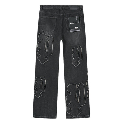 Purple Brand P011 Sequin Logo Jeans Black