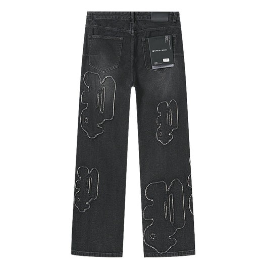 Purple Brand P011 Sequin Logo Jeans Black