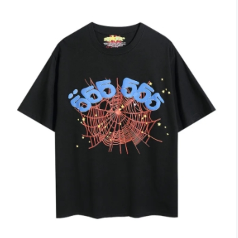 pider Minimalist Black T-Shirt, Simplistic Design, Perfectly Aligning with Modern Aesthetics