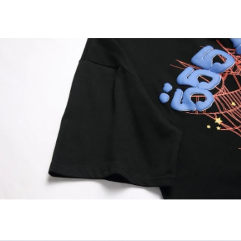 pider Minimalist Black T-Shirt, Simplistic Design, Perfectly Aligning with Modern Aesthetics